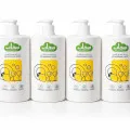 Sahaab Dish Washing Liquid Lime 1 ltr 4 Pcs