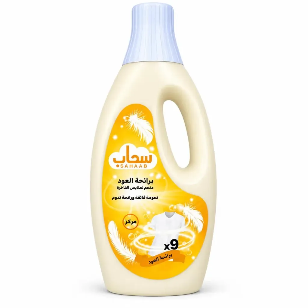 سحاب منعم ومعطر الأقمشة المركز برائحة العود 2 لتر
